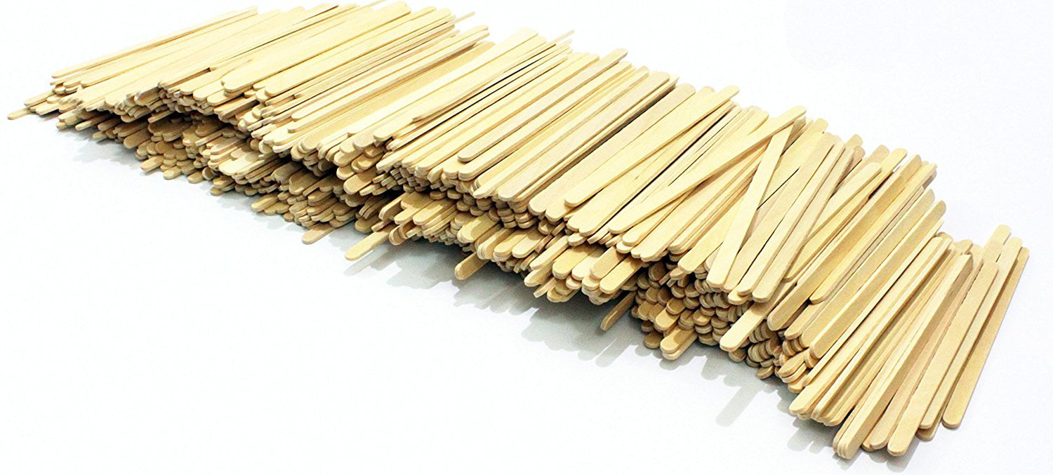 100% White Birch Wood Great for 1000pc 5.5 Inches Coffee Stirrer Sticks 