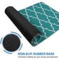 thumbnail image 6 of Long Mouse Pads for Desk,Teal Geometric Quatrefoil Pattern Desk Mats on Top Of Desks, Desk Mouse Pad Extra Large with 3mm Non-Slip Base and Stitched Edge for Gaming,Office,Work,Home 47.3"x23.6", 6 of 6