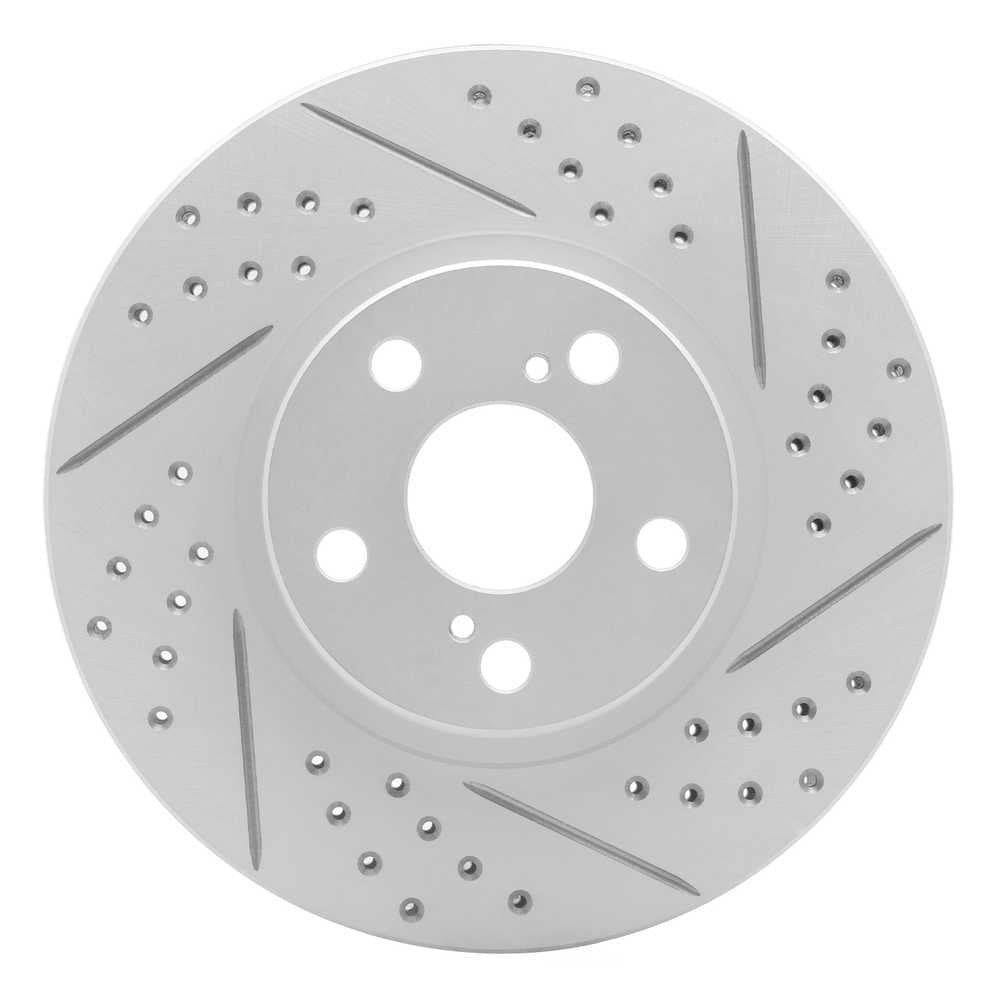Dynamic Friction Company 830-76068R DFC Geoperformance Rotor - Drilled and Slotted