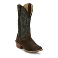 thumbnail image 2 of Justin Boots Mens Cowboy Town Square Toe Suede Cowboy  Mid Calf Boots, 2 of 5