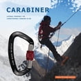 thumbnail image 4 of 25KN Climbing Buckle Security Safety Master Lock Rock Climbing, 4 of 8