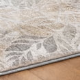 thumbnail image 5 of Addison Rugs Dream Shag Premium Machine Washable Transitional Leaves Fog Rectangle Rug, 8' x 10', 5 of 8