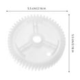 thumbnail image 2 of OUNONA 6Pcs Set Car Window Part Motor Gear for Quick and Durability Round Shape Plastic Repair Car Windows, 2 of 8