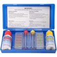 thumbnail image 1 of Kit de prueba de calidad del agua - 1 juego de accesorios para kit de prueba de hidroherramienta de cloro Ph para tratamiento de piscinas y spa - Mide Ph, alcalino y cloro, 1 of 5