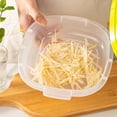 thumbnail image 3 of Bewildely Rebanadora de verduras Zanahoria Rallador afilado Resistente a la oxidación Trituradora universal dura Gadgets Multifuncional para Cocina y Comedor Verde Grande, 3 of 6