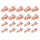 thumbnail image 4 of 20Pcs Plasma Cutting Torch Nozzles Electrodes Brass Strong High Temperature Resistant Nozzles Electrodes Set for PTM 80, 4 of 5