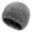Grey, variant on AJGRHE Winter Men And Women Padded And Thickened Warm Hat Outdoor Letters Knitted Hat Fall And Winter Riding Neck Warm Wool Hat Khaki One Size