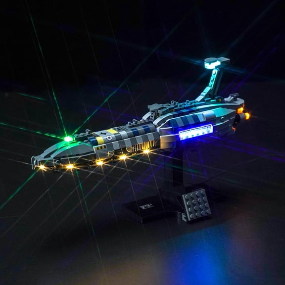 Upgraded Led Light Kit for Lego Invisible Hand Building Set, Compatible with Lego 75377 (Model Not Included)