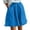 bleu, variante sur Iyufng Shorts en Lin pour Femmes, Jupe-Short Fluide Bohème à Volants, Taille Élastique, Shorts d'Été Décontractés avec Poches