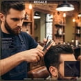 thumbnail image 4 of Regale Barber Supply King Pro 5-Piece Professional Barber Kit | Cutting Shear, Texturizing Shear, Straight Razor & Comb Set — Matte Black, 4 of 10