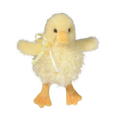 Puff Easter Plush, in Brooke the Duck, Fluffy, feathery, round balls of plush fur By Douglas Cuddle Toys Ship from