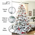 thumbnail image 3 of Árbol De Navidad Pino Estilo Nevado Navideño 1.90 M, 3 of 6