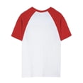 thumbnail image 4 of CONZONE Men's T-Shirts Short Sleeve T Shirts for Men Casual Crew Neck Patchwork Color Lightweight Tees Soft Cozy Athletic Tops, 4 of 4