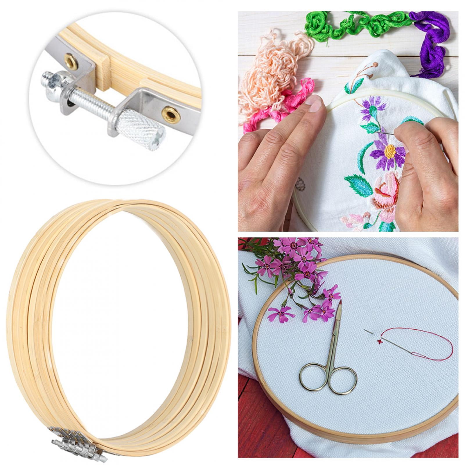 Durable Cross Stitch Frame Circle, Ideal For Silk Painting, Embroidery,  Handcraft Projects