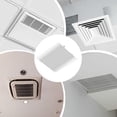 thumbnail image 4 of Air Conditioner Deflector - Square Air Conditioning Deflector | Conditioner Windshield Diffuser Adjustable Register Cover for Ceiling Window Garage Central Outdoor Basement Workplace Furniture, 4 of 8