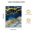 thumbnail image 2 of Nawypu Canvas Wall Art, Navy Blue Marble Wall Art Paintings for Bathroom Living Room, Office Home Decoration Modern Canvas Artwork Wall Decor Ready to Hang, 2 of 5