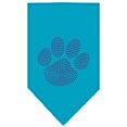 thumbnail image 1 of Paw Purple Rhinestone Bandana Turquoise Large, 1 of 1