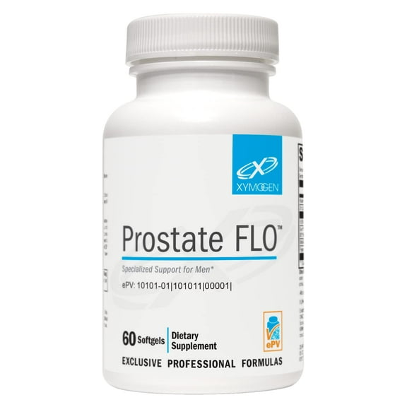 XYMOGEN Prostate FLO - Supports Prostate Health   Urinary Tract Health - Saw Palmetto for Men with Zinc, Vitamin B6, Beta Sitosterol, Cranberry, and Pygeum Extract (60 Softgels)