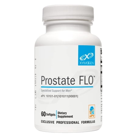 XYMOGEN Prostate FLO - Botanical & Nutrient Supplement for Men’s Urinary Tract & Lower Urinary Function Support - Saw Palmetto, Beta-Sitosterol & Cranberry - 60 Softgels