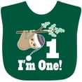 thumbnail image 3 of Inktastic First Birthday Sloth 1 Year Old Boys or Girls Baby Bib, 3 of 4