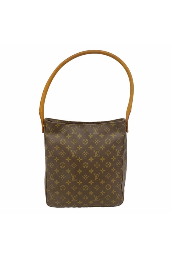 Pre-Owned Louis Vuitton Monogram Looping GM Shoulder Bag M51145 Brown Women's (Fair)