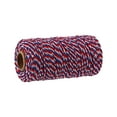 thumbnail image 1 of Xingzhi Widely Used Cotton Ribbon String Rope For All Occasions ECO-friendly Red Blue + White 1Set, 1 of 6