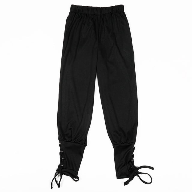 Kids Baby Pants Summer Classic Casual Solid Color Ruffles Nine Inch Pant Black Spring Trendy Trousers 2-4T