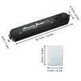 thumbnail image 2 of Zootealy Vacuum Sealer Machine Automatic Food Saver Household Vacuum packaging Machine Compact Design Preservation with 10pcs Vacuum Bags, 2 of 8