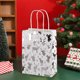 thumbnail image 4 of Bolsas de regalo navideñas con estampado de Papá Noel | Bolsas de papel para envolver dulces para fiestas navideñas | Envoltura y almacenamiento de juguetes, aperitivos y cosméticos, 4 of 6