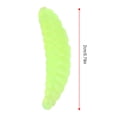thumbnail image 1 of Mini Size , Fishing Soft Bait Lure Fishing Grubs, Larva Grub Shape Worms Tackle Tools 100pcs Set, 1 of 8
