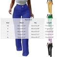 thumbnail image 3 of Women's Straight Leg Dress Pants, Stretchy High Waisted Basic Solid Business Casual Trousers with Pockets, 3 of 6