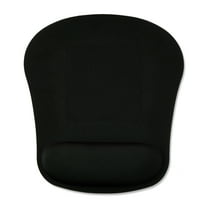 onn Mouse Pad with Memory Foam Wrist Rest Ergonomic Black