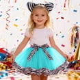 thumbnail image 2 of sususu Girl Dresses Girls Floral Print Tutu Skirt and Headband Set for Ballet Dance Performance Party Outfit Dress&nbsp;Up Clothes for Girls, 2 of 5
