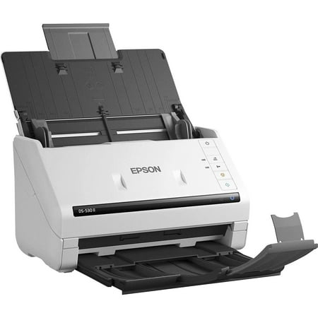UPC: 0010343960206 | Epson EPSB11B261202 DS-530 II Color Duplex Document Scanner 1 Each White