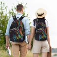 thumbnail image 3 of Salouo Dragon with Colorful Tail for Travel Backpack for Men Women,Casual Laptop Backpack Daypack Business Work Bag for Travel、Hiking、Weekend -Medium, 3 of 5