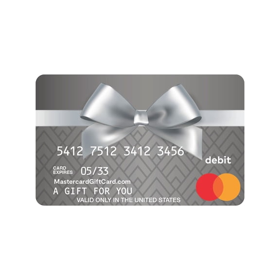 Mastercard® $25 Silver Bowtie eGift Card (Plus $3.84 Purchase Fee) [Email Delivery]