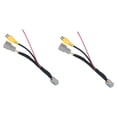 thumbnail image 1 of 2X Cámara de Visión Trasera de Coche Adaptador de Cable de Conversión de Cámara de Marcha Atrás de VíDeo RCA para ASX GF ZJ, 1 of 5