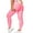 Pink, variant on LELINTA High Waist Yoga Pants for Womens Butt Lifting Leggings Workout Sport Gym Yoga Pants