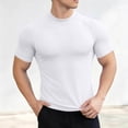 thumbnail image 2 of USNSM Men's Short Sleeve UPF 50+ Sun Protection Shirts Quick Dry Athletic Fitness T-Shirt Hiking Running Swimming Rash Guard White XXXL, 2 of 6