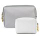 thumbnail image 1 of Bolsa de cosméticos de maquillaje, una bolsa de maquillaje de cuero PU grande y otra pequeña, bolsa de almacenamiento de cosméticos de cuero, 1 of 5