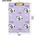 thumbnail image 3 of FMSHPON Hand Drawn Pandas Pattern Clipboard Hardboard Wood Nursing Clip Board and Pull for Standard A4 Letter 13x9 inches, 3 of 8