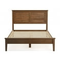 thumbnail image 3 of Grain Wood Furniture Greenport Solid Wood Platform Bed, Queen Size, Brushed Walnut, 3 of 7