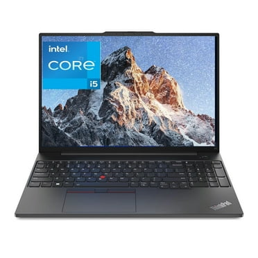 New Lenovo ThinkPad E16 Gen 1 16" Laptop with Fingerprint Reader, 13th Gen Intel Core i5-1335U,12GB RAM,512GB SSD,Backlit Keyboard,720P Camera,Windows 11 Pro, Black