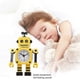 thumbnail image 4 of Robot Alarm Clock, Stainless Metal Silent Alarm Clock With Flashing Glowing Eyes, 4 of 5