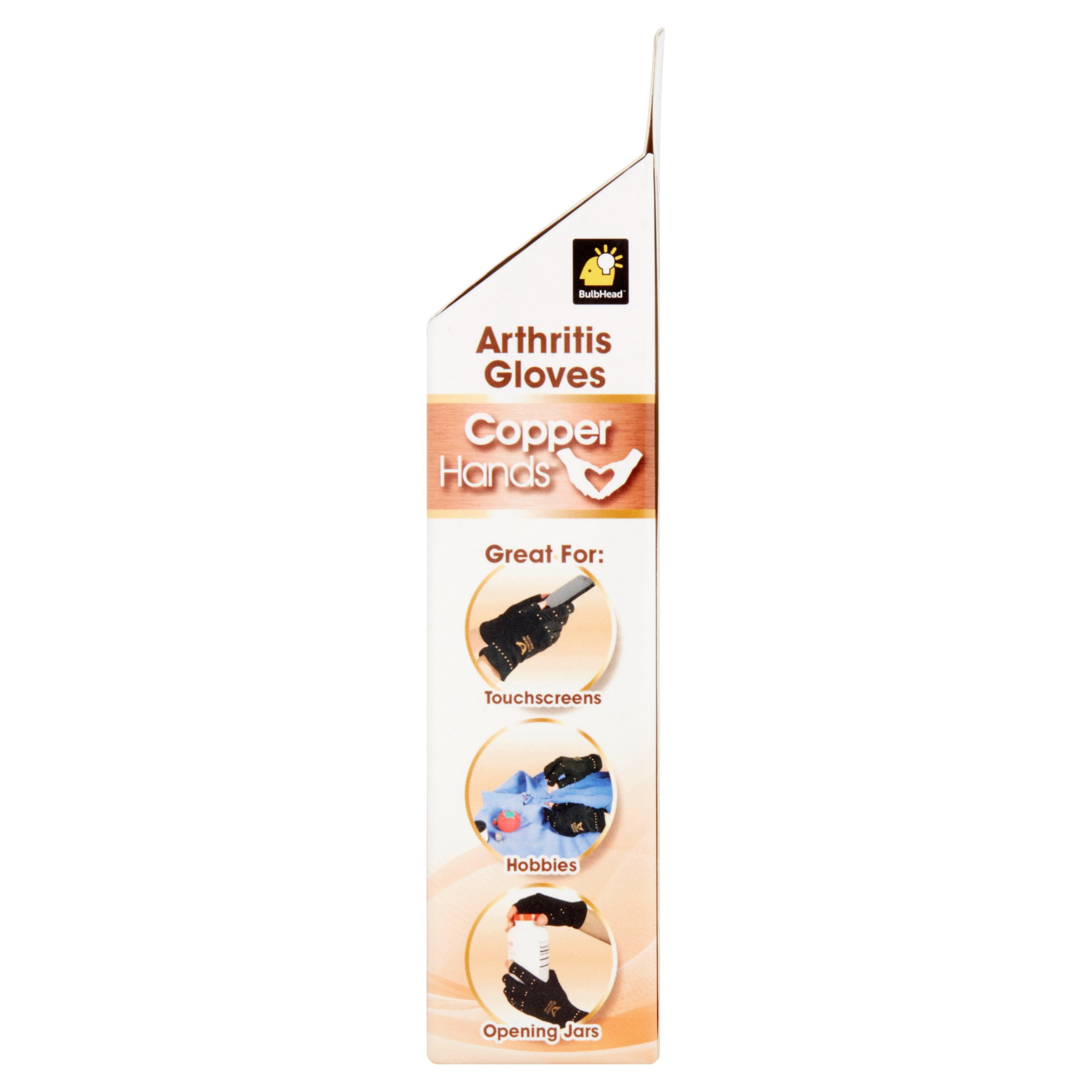 Copper Hands Compression Gloves, L/XL