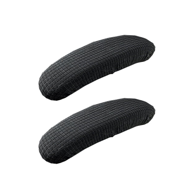 Naiovety 2 unids/set funda elegante para silla para el hogar o la oficina-fácil de instalar y sin arrugas funda elástica impermeable para Decoración del hogar negro