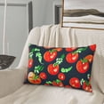 thumbnail image 5 of Lsque Tomatoes Pattern Pillow Case – Soft & Cozy Throw Pillow Cover, Hypoallergenic Cushion Case for Sleeping Women with Envelope Closure-16"x24", 5 of 6
