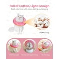 Adjustable Cat Cone Collar Soft, Donut Cat Recovery Collar, Cone for