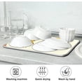 thumbnail image 7 of SKYSONIC Absorbent Dish Drying Mat Sunflowers With Leaf Kitchen Counter Mat Protector,Reversible,Extra Large 24 x 18 Inches, 7 of 7
