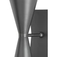thumbnail image 3 of Dark Gray White Interior Gino Wall Sconce, 3 of 4
